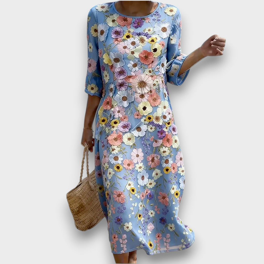 Nara | Vestido midi cómodo y elegante