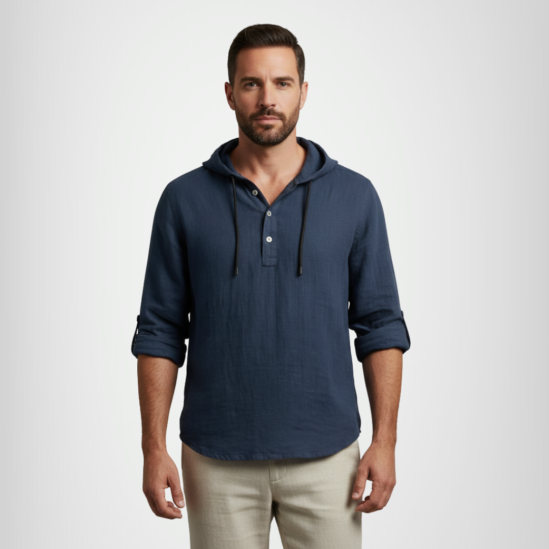 Daniel | Polo de manga curta com capuz