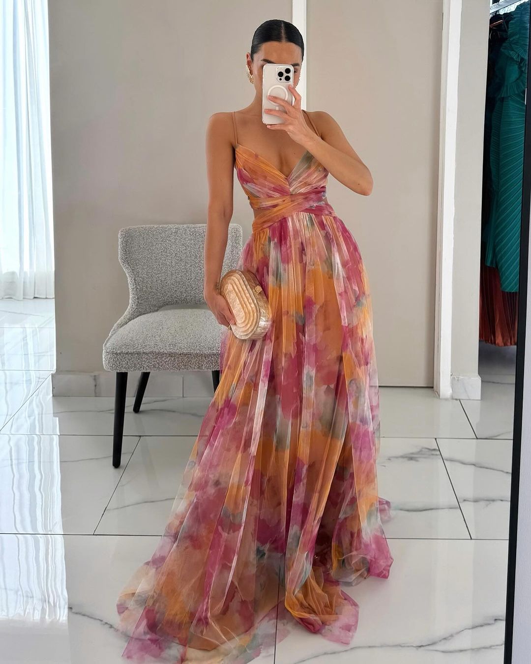 Rosa | Vestido maxi floral encantador
