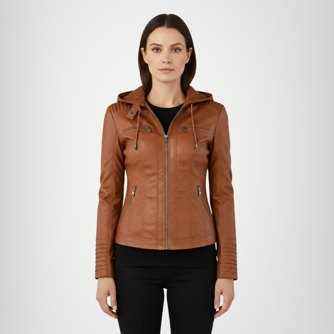 Monika | chaqueta de piel vegana