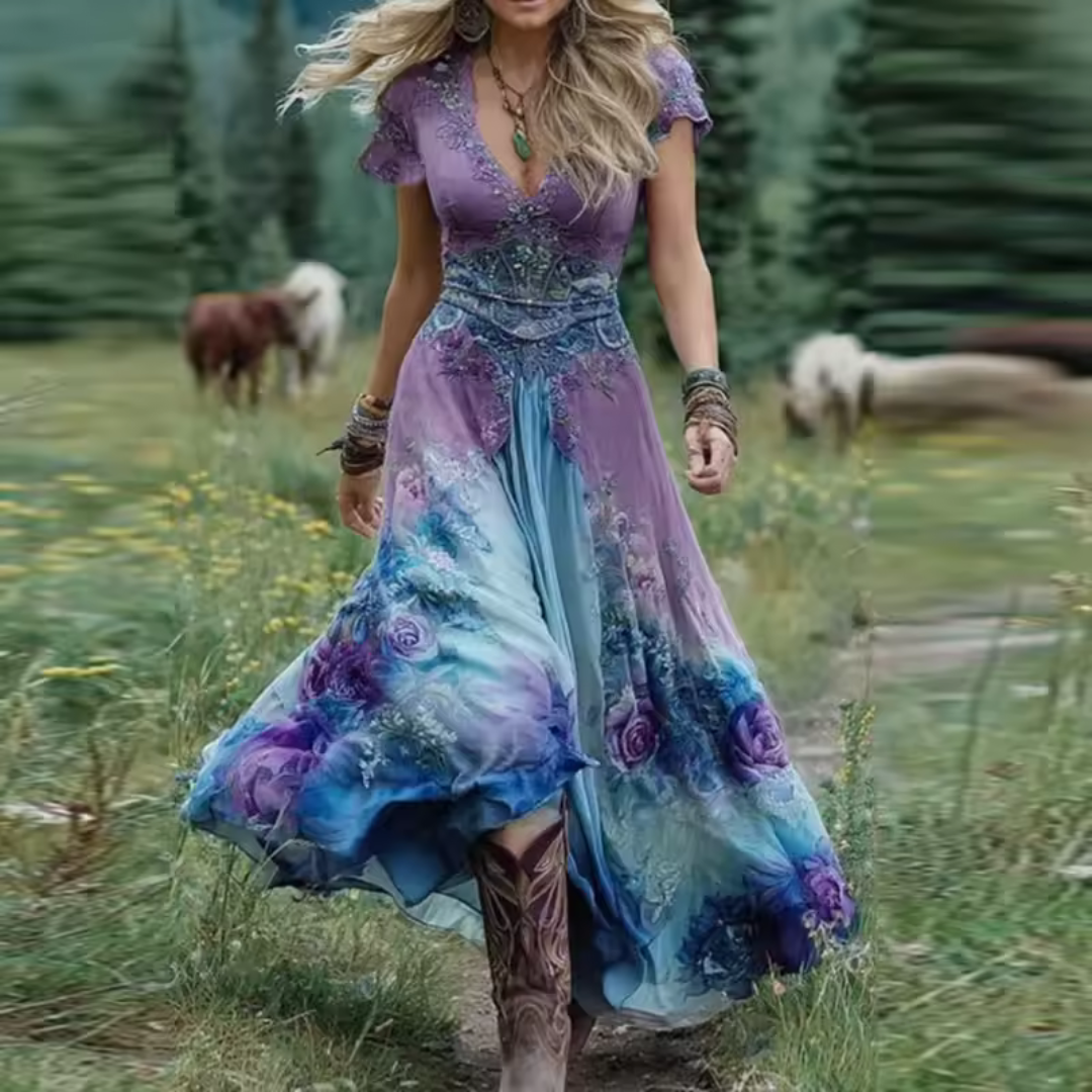 Ale | Vestido Floral Elegante