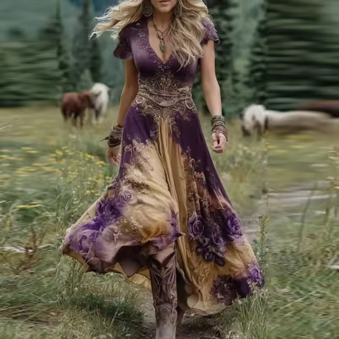 Ale | Vestido Floral Elegante