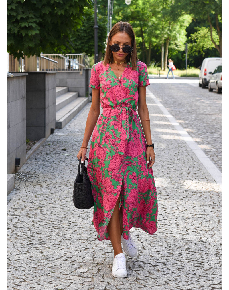 Alessandra | Vestido Floral Moderno