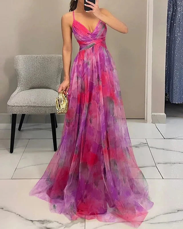 Rosa | Vestido maxi floral encantador