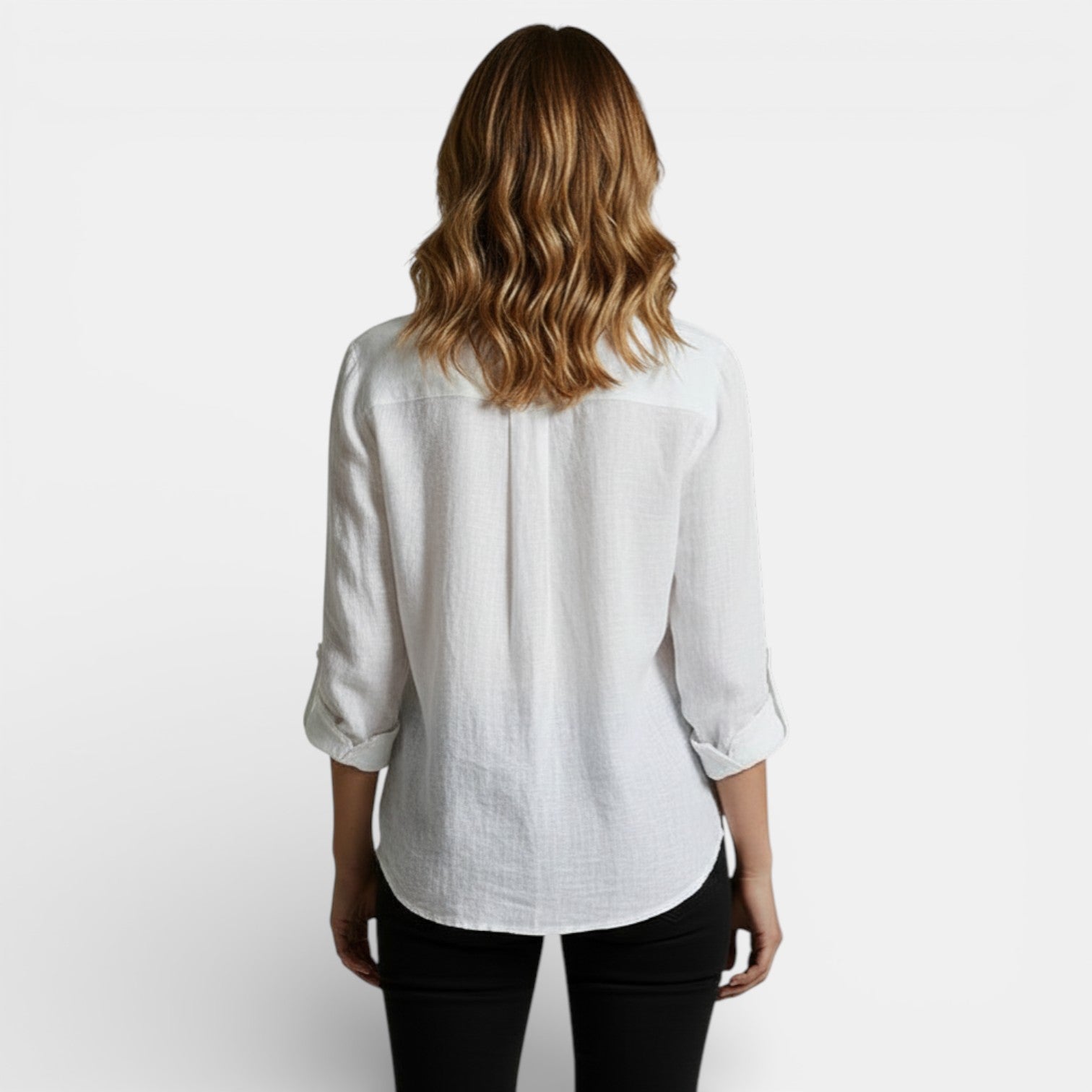 Blusa Mujer Primavera con Botones Elegante