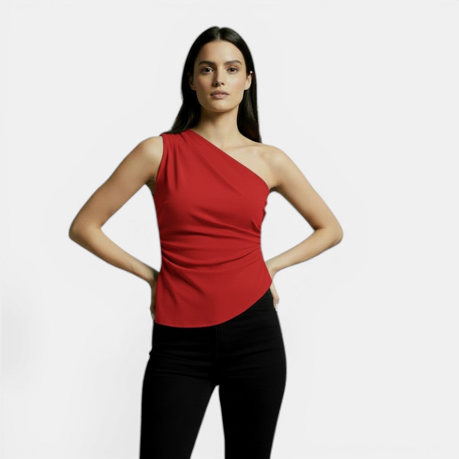 Top Cruzado Elegante Mujer Primavera Slim Fit Moda Chic