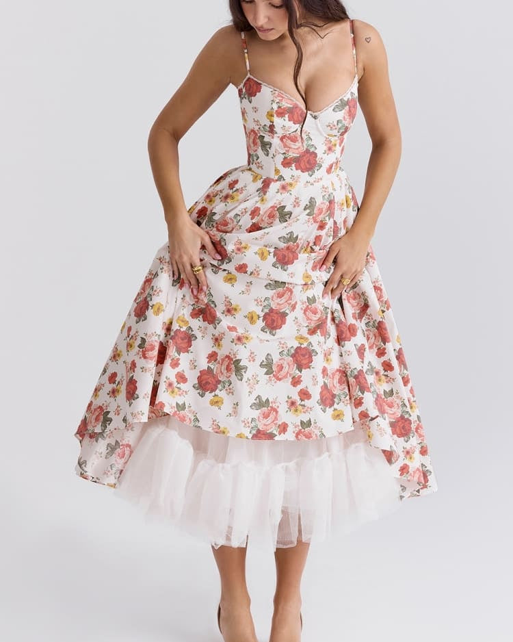 Zafiro | Vestido midi de lujo